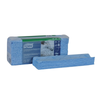Tork Molnlycke 192578 Top-Pak Industrial Low Lint Cleaning Cloth, 12.83 in L x 15.35 in, 80, Polypropylene, Blue, 1 Plys