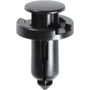 AUVECO AP20564 Push-Type with Drive Pin Front and Rear Bumper Retainer, 20 mm Dia Head x 18 mm L Stem, Nylon, Black