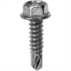 AUVECO PAK HEX WASHER HD TEKS T.S., #14 X 1, ZINC