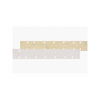 Indasa USA,Inc. 95-80 Rhynostick White Line Long File Board Sheet Strip, 17-1/2 in L x 2-3/4 in W, 80 Grit