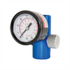 AES Industries 880 Air Regulator with Gauge, 1/4 in MNPT Inlet, 1/4 in FNPT Outlet, 160 psi, Aluminum