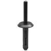 AUVECO AP14023 Type 1 Rivet, 15/64 in Dia Hole x 2-1/8 in OAL x 5/32 to 5/16 in Grip Range, Nylon, Black
