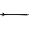 AUVECO 14298 Releasable Cable Strap, 140 mm L x 8 mm W, Nylon, Black