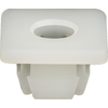 AUVECO 11719 Square Head License Plate Nut, 1/4 in Screw x 0.415 in W x 0.37 in OAL, Nylon