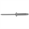 AUVECO 19514 Split-Type Rivet, 3/16 in Dia x 3/64 to 15/64 in Grip Range, Aluminum, Black