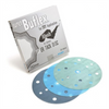 Eagle Abrasives, Inc. KOVAX Super Buflex 193-1562 Buflex Disc, 6 in, 15 Holes, 2500 Grit, Super-Tack Attachment, Blue