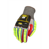 Ringers Gloves RG065T-09 065 R-Flex Impact Nitrile - Light Duty Impact Glove, Full Flexibility, Large, Orange/Green/Black (065-10)