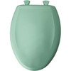 Bemis B1200SLOWT165 Elongated Plastic Toilet Seat in Ming Green with STA-TITE, Easy-Clean & Change and Whisper-Close Hinge