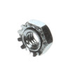 NUT 8-32 HEX KEPS MS GREEN