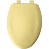 Bemis B1200SLOWT211 Elongated Plastic Toilet Seat in Yellow with STA-TITE, Easy-Clean & Change and Whisper-Close Hinge
