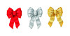 RED SHIMMER BOW 7 LOOP