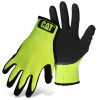 GLOVE DIP HV GRN LG