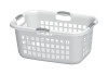 LAUNDRY BASKET WHT