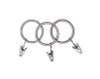 CLIP RINGS PEWTER 14PK