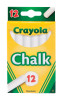 CHALK WHITE 12 STICKS
