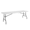 TABLE CNTRFOLD 8FT PLST