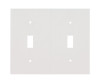 SWITCH PLATE SLR 6PK WHT