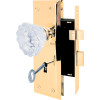 MORTISE LOCK GLASS/BRS