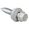 SM SCREW HX #9X1 WHT 1#