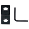 CORNER BRACE L 3/4 BLK