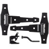 GATE HDWR KIT8-13/16BLK
