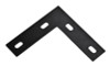 CORNER BRACE 6.5X1.5 BK