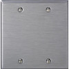 WALL PLATE BLNK SS 2GANG