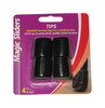 LEG TIP VINYL BLK 1"W