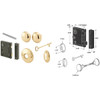 TRIM LOCK SET VERT BRASS