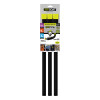 TWIST TIES NYLON BLK 3PK