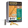 DCK SCREW 8X1.25" TAN 1#