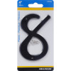 4" BLK #8 NAILON 1PC