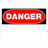 SIGN DANGER 10X14"