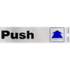 PUSH DECAL SLV 2"X8"