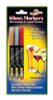 GLASS MARKERS SET OF 3