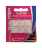 BUMPRS 3/4" CLR ADH 6PK