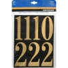 NUMBERS 0-9 GOLD 3" 26PC