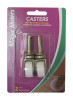 CASTER W/STEM 1-1/4" 2PK