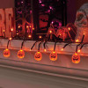 LIGHTS LED PUMKIN ORG 9'
