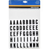 1" BLK A-Z 0-9 SET 117PC