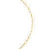 CHN BRS OVAL LNK GLD 35#
