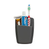 TOOTHBRUS HLDR SLCN GRY