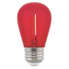 LED S14 RED E26 2W 1PK