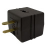 CUBE ADAPTER BROWN 15A