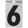 3" BLK/SLV #6 ADHV 1PC