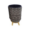 PLANT BASKET GRY SML 13"