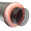 DUCT POLY SILVER 6"X25' Imperial R6.0 25 ft. L X 6 in. D Silver Poly Duct