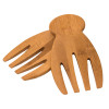 SALAD HANDS BRN 4"W 2PC