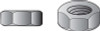 HEX NUT ZN PLTD 1"-8 25#