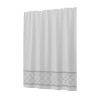 SHOWER CURTAIN WHT 72"